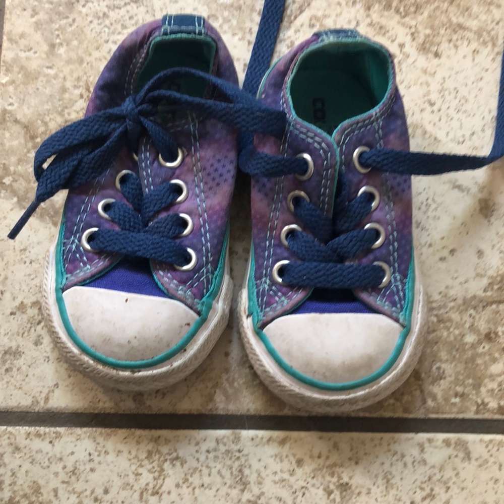 Infant size 3 Galaxy Converse All-Stars